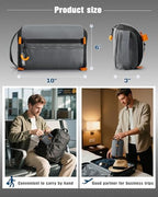 Smasrob Electronics Organizer Travel Case, Tech Bag Charger Pouch, Gray - Image 5
