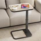 Kitstorack Upgraded TV Tray Table with Panel Lock, Adjustable Height & 90° Flip-Over Design, Sofa Arm End Side Table for Eating, Dinner, Snack, Laptop, Couch, Bed, Chair or Small Spaces, Gray by Kitstorack