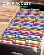 ThinkTex 12 & 26 Pockets Expanding File Folder，Monthly Bill Receipt Documents Organizer, Larger Capacity, Letter/A4 Size - Image 6
