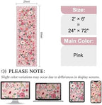 DUKINO 2x6 Runner Rug for Hallway, Washable Kitchen Rugs Non Slip, Pink - Image 2
