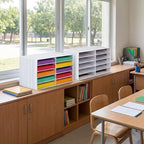 Colingmill 2 Pcs Notebook Classroom Paper Storage Organizer 19x12 Inch - Image 2