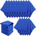 25 Packs Magnetic Dry Erase Cloth, Blue Microfiber Whiteboard Eraser Reusable Washable Cleaning Cloth for Office Home, 10x10 Inch by Unknown