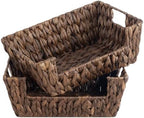 StorageWorks Pantry Baskets for Organizing, Hyacinth Wicker Storage Baskets by StorageWorks