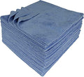 CleanAide Microfiber Cleaning Cloths, All-Purpose Reusable Lint-Free and Absorbent Towels for Kitchen, Home, Car Use, 350GSM, 12 x 12 in. Blue, 50-Pack by CleanAide