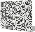 Tempered Glass Gaming Mousepad, 16x20 inch Mountains White Tempered Glass Mousepad, Professional Esport MousePads, Durable Mouse Mat, Smooth Surface by Unknown