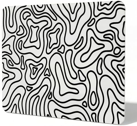 Tempered Glass Gaming Mousepad, 16x20 inch Mountains White Tempered Glass Mousepad, Professional Esport MousePads, Durable Mouse Mat, Smooth Surface by Unknown