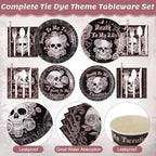 450 Pcs Tableware Set, Serve 50, Rose Gold and Black, Death to My 20S - Image 3
