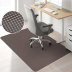 Sycoodeal Chair Mat,36" x 55" Office Chair Mat for Hardwood and Tile Floor, Heavy Duty Floor Protector for Rolling Chairs,Non-Slip,Computer Mat for Home Office(Coffee) by SYCOODEAL