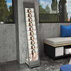 10-Layer Magazine Rack - 8.6"x11" Display Stand for Literature, Product Introductions & Public Reception Areas (A4 Width) - Image 3