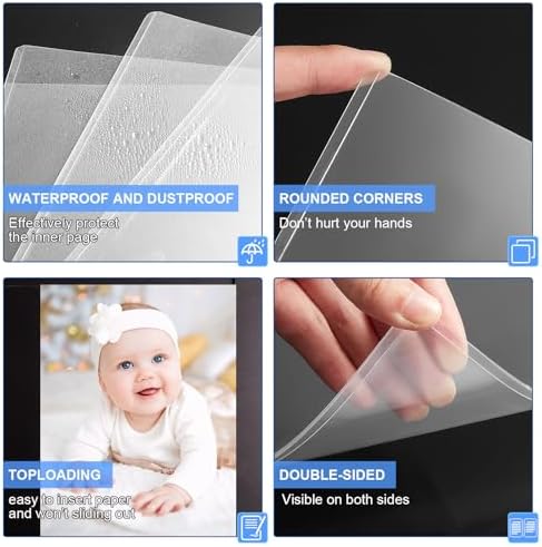 Sherr 20 Pcs 18 x 24 Inches Rigid Print Protectors Clear Hard Plastic Sheet Protectors Poster Sleeves for Protect Store and Display Photographs, Prints and Documents - Image 4