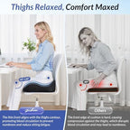 ZIKEE Pioneering Gel Seat Cushion for Sitting Pain Relief & Cooling Comfort - Image 5