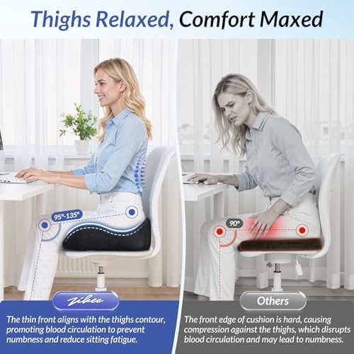 ZIKEE Pioneering Gel Seat Cushion for Sitting Pain Relief & Cooling Comfort - Image 5