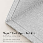 Felt Bulletin Board for Wall 48" x 36" Unfolded Size, Large Frameless Felt Pin Board, Soft Cork Board Alternative for Office, Home Planning, Notes, Photos & Wall Decor, Foldable Shipping, Easy Install - Image 4