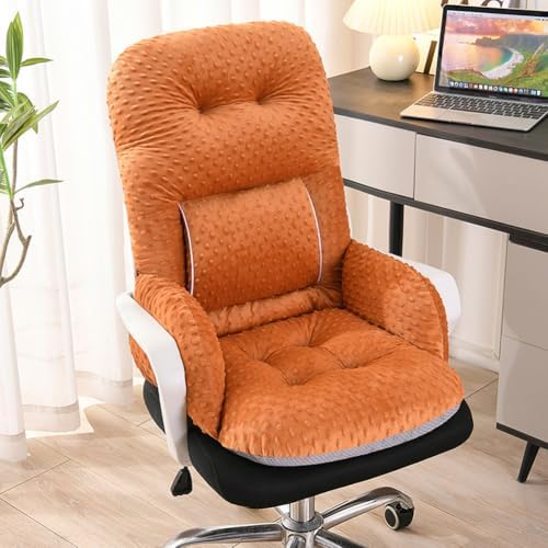 Office Chair Cushions with Armrest，Non-Slip Rocking Chair Pad with High Back Support for Dining Dorm Floor Car Office Patio by Unknown