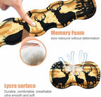 Ergonomic Keyboard Wrist Rest & Mouse Pad Wrist Rest Set, Large XXL Gaming Desk Mat 31.5"x 11.8" with Non-Slip Base, Memory Foam, Easy Typing Pain Relief for Home & Office, American Flag Deer - Image 6