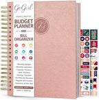 GoGirl Budget Planner & Monthly Bill Organizer with Pockets, Rose Gold by GoGirlPlanner
