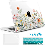 May Chen for M5 MacBook Air 13.6 Inch Case 2026 2025 2024-2022 Release M5 A3449 M4 A3240 M3 A3113 M2 A2681, Plastic Hard Shell Case for MacBook Air 13.6" with Retina Display, Spring & Flowers by MayChen