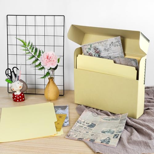 Lineco Archival Document Storage Box, Tan, 15.5" x 10.5" x 2.5" - Image 5