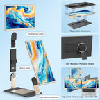 KEFEYA Laptop Screen Extender 15.6", Portable Triple Monitor for Laptops 13-17.3", FHD 1080P 120% sRGB 235° Rotation Detachable Laptop Monitor Extender for Windows/Mac/Dex/Chrome/Surface, Plug n Play - Image 6