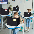 24 Pcs Privacy Folders for Students Testing, Stylish, Black - Image 5