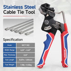 iCrimp Stainless Steel Cable Tie Tool Zip Gun Metal Zip Tensioner - Image 2