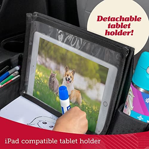 Lusso Gear Kids Travel Tray for Car - Road Trip Essentials for Kids - Car Seat Tray for Toddlers & Kids - Lap Tray for Airplane, Kids Travel Desk, Road Trip Activities (Airplanes) - Image 5
