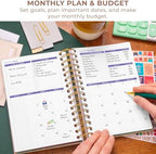 Clever Fox Budget Planner & Monthly Bill Organizer, Medium Rose Gold - Image 4