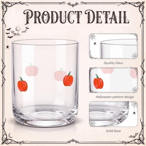 SiliFine 4 Pack Halloween Icon Juice Glasses, 14 oz - Image 3