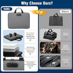 EXLIFBAG Fireproof Document Box with Lock, 13 Pocket Accordion File Folder - Image 5