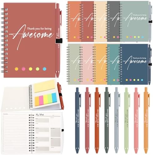 30 Sets Teacher weekly Planner with Pen, Plastic, Bright Colors by Moinchore