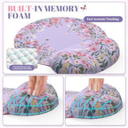 iCasso Computer Mat for Workspace, Purple 35.4"x15.7" Computer Pad - Image 4