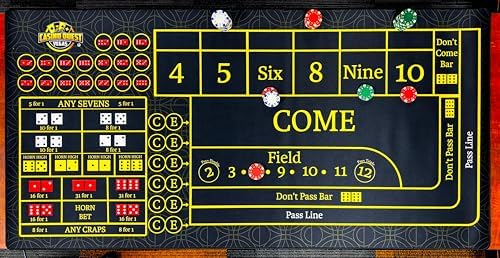 Craps Desk Pad 48" X 24" Player Right Side - Image 6
