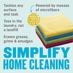 E-Cloth Microfiber Cloth 12-Pack, World's Leading Premium Microfiber Cleaning Cloth, Twice as Durable as Competition, 1 Year Guarantee, Ideal for Kitchen, Countertops, Sinks, and Bathrooms, Assorted - Image 3