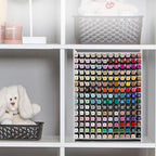 Marker Organizer for Desk,180 Slots Marker Storage with Divider - Image 6