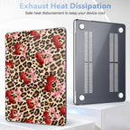 May Chen for M5 MacBook Air 13.6 Inch Case 2026 2025 2024-2022 Release M5 A3449 M4 A3240 M3 A3113 M2 A2681, Plastic Hard Shell Case for MacBook Air 13.6" with Retina Display, Cherry and Cheetah - Image 5