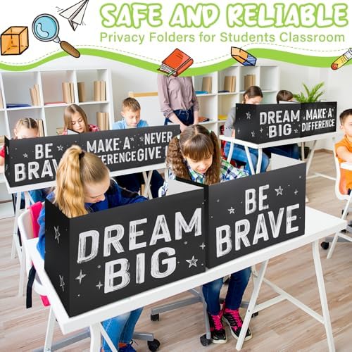 Honoson 24 Pcs Inspirational Privacy Folders for Students - Image 4