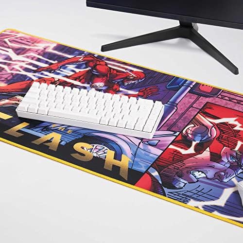 SUBSONIC DC Comics Flash Mouse Pad XXL 35x15 in – Desk Mat Extra Large - Image 2