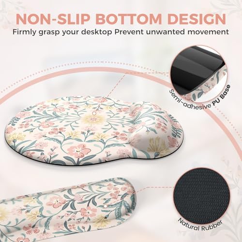 iCasso Desk Pad Mat, Large Mouse Pad and Keyboard Wrist Rest Set - Image 6