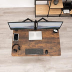 VIVO Rustic Vintage Brown 48 x 30 in Solid Table Top, DESK-TOP48-30N - Image 4