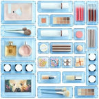Vtopmart 25 Pack Plastic Drawer Organizers with Non-slip Rubber Pads by Vtopmart