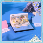 3D Calendar 2027,Time Piece Calendar 2027,Santorini Tear-Off Paper Sculpture Desk Calendars,3D Desk Calendar Memo Pad 2027,3D Memo Pad Creative Tear Away Weekly planner Carving Art Calendar Notepad,Gift,paper sculpture calendar (Santorini) - Image 3