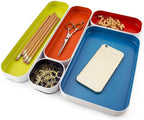 Three by Three Seattle Metal Drawer Organizer Tray Set, 10-Pc (Assorted) - Image 3