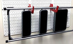 Wall Control Heavy Duty Pegboard Hook Slotted Hook Pair - Red (10-HD-012 R) - Image 6