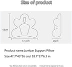 Lumbar Support Pillow for Office Chair, Back Support Pillow for Car, Chair - Image 7