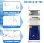 4 Pack 5 Tier Acrylic Brochure Holder 4 x 9 Inches Brochure Display Stand - Image 4