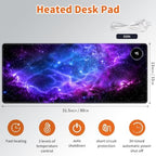 Heated Desk Pad & Mouse Pad, 3 Heat Levels, 3-Hour Auto Shut-Off - Image 2