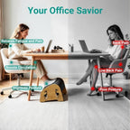 YEASHEIN Adjustable Office Foot Rest Under Desk at Work with 8 Positions - Image 5