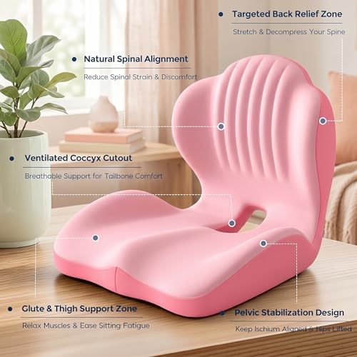 Ergonomic Lumbar & Seat Support Cushion - Image 4