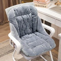 Non-Slip Rocking Chair Cushion Semi-Enclosed Desk Chair Cushion with High Back Support Soft Office Chair Cushion with Ties Removable Cover Dorm Seat Cushion,35.4 * 19.15in by Yuthsona
