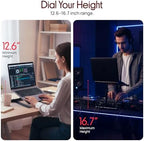 Pyle Portable Folding Laptop Stand - Standing Table with Adjustable Angle, Foldable Height and Four Prong Anti-Slip Tray for iPad, Tablet, DJ Mixer, Workstation, Gaming and Home Use - PLPTS55 - Image 6